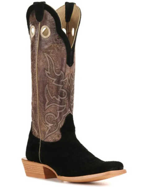 Hondo Boots® Men's Black Rough Out