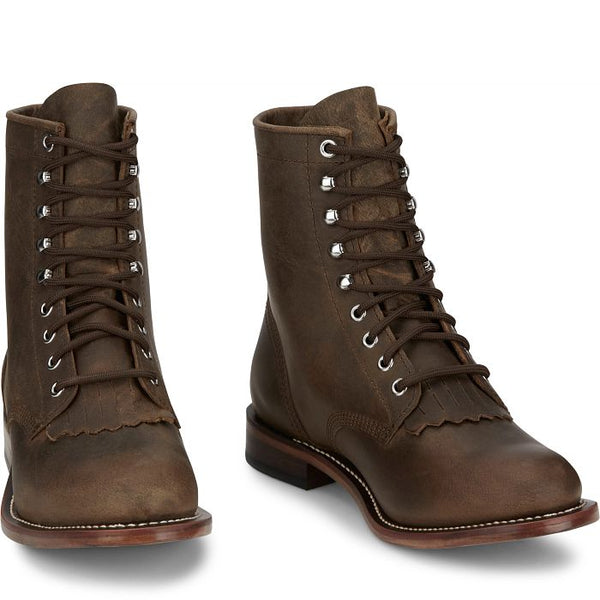 Brown Lace Up Roper