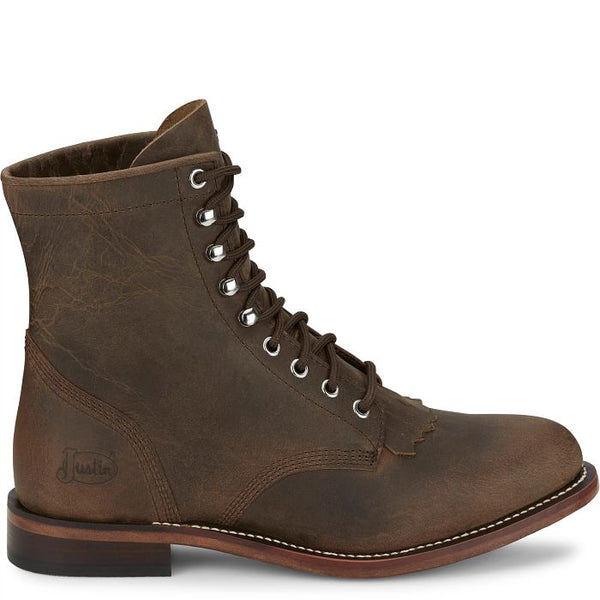 Brown Lace Up Roper