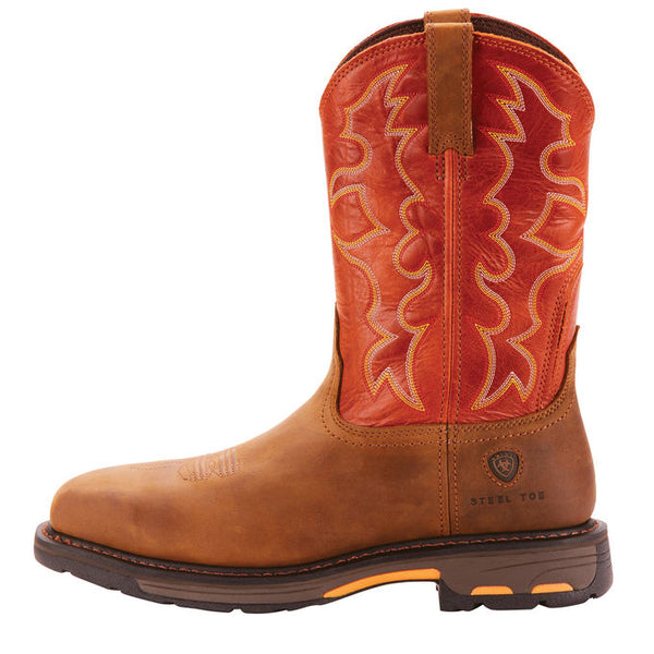 Ariat WorkHog Dark Earth Wide Square Steel Toe