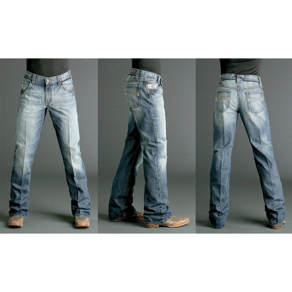 Cinch Men's Relaxed Fit Carter Jeans Medium Stonewash