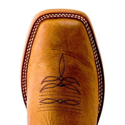 Horse Power Pecan Barking Iron Men's Western Boot