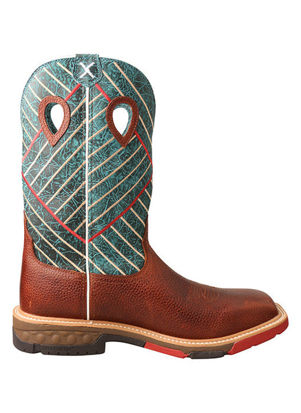 12″ Alloy Toe Western Work Boot with CellStretch®
