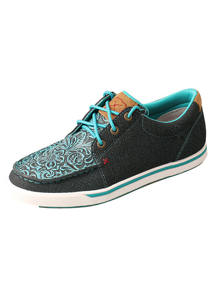 Twisted X Women's Kicks Dark Teal and Teal 