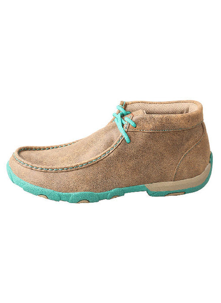 Twisted X Chukka Driving Moc Bomber and Teal