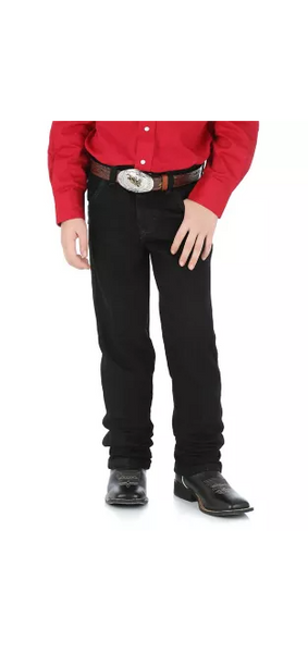 Boy's Cowboy Cut Original Fit Overdyed Black