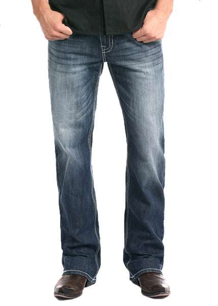 Rock and Roll Relaxed Fit ReFlex Straight Leg Double Barrel Jeans