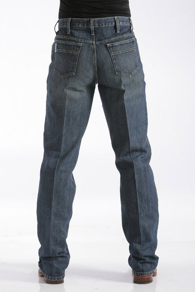 Cinch Men's Relaxed Fit White Label Jeans - Dark Stonewash