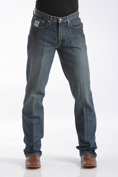 Cinch Men's Relaxed Fit White Label Jeans - Dark Stonewash