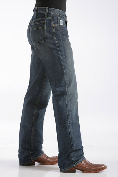Cinch Men's Relaxed Fit White Label Jeans - Dark Stonewash