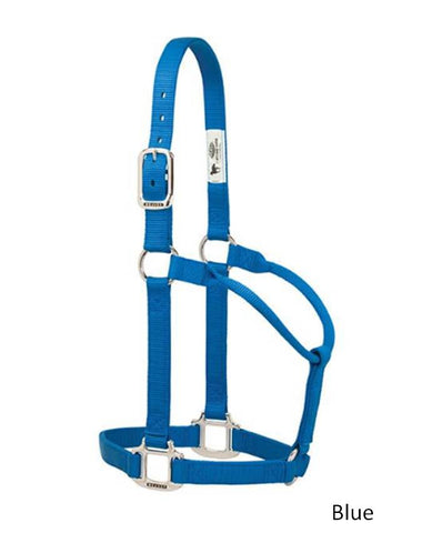 Original Non-Adjustable Nylon Halter with Chrome Plated Hardware