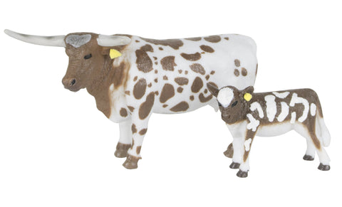 Big Country Toys - Longhorn Cow and Calf 