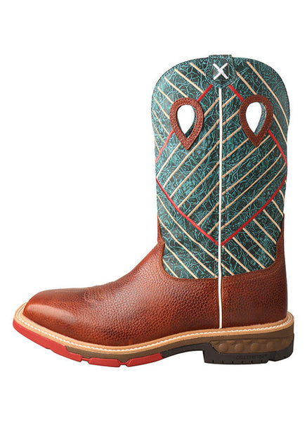 12″ Alloy Toe Western Work Boot with CellStretch®