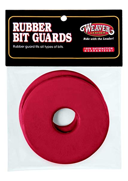 Weaver  Rubber Bit Guard-Red
